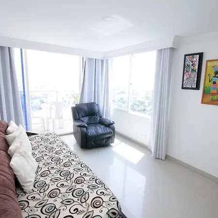 Hermoso Apto Frente A La Playa Piso 15 De 2 Apartamento Cartagena